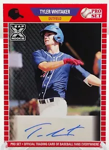 Juego de béisbol Tyler Whitaker Auto RC 2021 Leaf Pro Houston Astros Prospect - Imagen 1 de 2