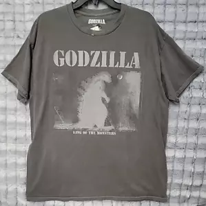 Godzilla Khaki Green King Of Monsters Men's Large T-shirt Force of Nature 1954 - Picture 1 of 2