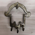 Vintage Judaica Hamsa Hand Metal Key Hanger Intricate Design Home Décor Wall Art