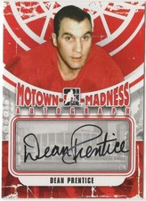 2012 2012-13 ITG Motown Madness Autographs #ADP Dean Prentice In The Game Auto