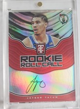 2017-18 Panini Totally Certified - Rookie Roll Call Red #RRC-JT Jayson Tatum...