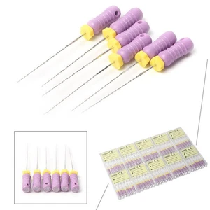 10 paquetes de archivos K dentales de 25 mm #10 de acero inoxidable para endo de conducto radicular manual limas K - Imagen 1 de 8