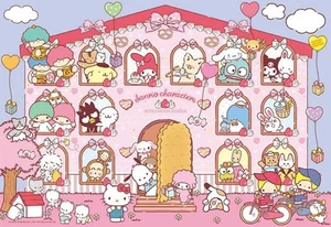 beverly 300 Piece Jigsaw Puzzle Sanrio Characters Sweets House 26x38cm 83-120 - Picture 1 of 1