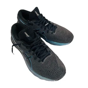 Asics Gel-Nimbus 24 Men's Size 10.5 Running Shoes Grey / Blue 1011B479 - Picture 1 of 11