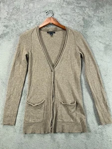 Banana Republic Strickjacke Kaschmir Wolle Pullover Größe M Damen hellbraun beige Oberteil - Bild 1 von 15
