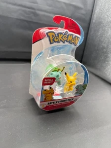 Pokemon Pascua 2" Pikachu y Bulbasaur Batalla Figura de Acción Paquete de 2 NUEVO - Imagen 1 de 5