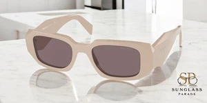 PRADA PR 17WS VYJ6X1 Powder Purple Brown 49 mm Women's Sunglasses - Picture 1 of 2