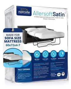 | Queen Sleeper Sofa Mattress Cover with Secure Locking Zipper. Creates a Nat... - Picture 1 of 8