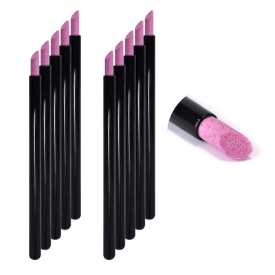 10 piezas Piedra pómez Lima de uñas Cutícula Piedra Empujador Lijadora de uñas Palos Arte en uñas P Foto 1 de 4