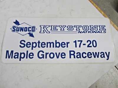 NHRA Original Sunoco Keystone Nationals Maple Grove Raceway Reading, Pegatina PA Foto 1 de 2