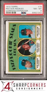 1972 TOPPS #79 CECIL COOPER-CARLTON FISK RC RED SOX PSA 8 - Picture 1 of 3