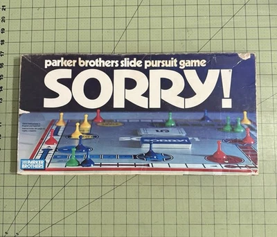 Vintage 1972 SORRY Board Game Parker Brothers Classic  COMPLETE SET - Image 1 of 4