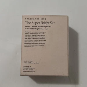 Naked & Thriving Illuminate BC+ Brightening Serum & Vitamin C Booster Powder Set - Bild 1 von 10