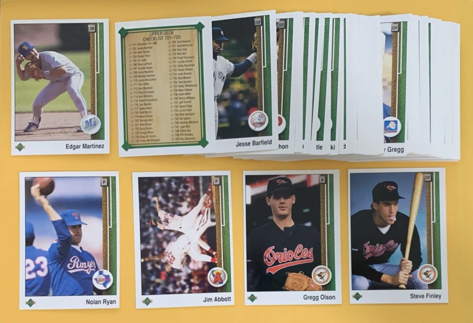 1989 Upper Deck Baseball SET BREAK singles - stars, rookies, HOFers, #701-800 - Image 1 of 1