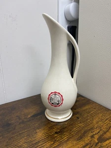 VINTAGE NORTH CAROLINA NC STATE UNIVERSITY NCSU WOLFPACK KRUG KNOSPENVASE KERAMIK 8" - Bild 1 von 8