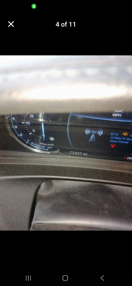 2018 CADILLAC CT6 DIGITAL SPEEDOMETER INSTRUMENT ODOMETER GAUGE CLUSTER OEM - Image 1 of 4