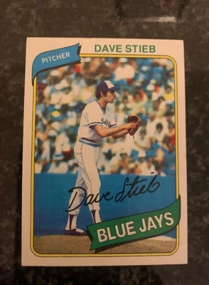 1980 Topps Baseball #77 DAVE STIEB ROOKIE - Image 1 of 2