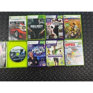 Xbox 360 Lot (8) All checked! Call of Duty Black Ops,UFC Trainer, Terminator - Picture 1 of 6