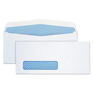 Window Envelope, Address Window, Contemporary, #10, White, 500/Box - Picture 1 of 2