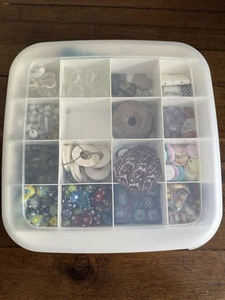 Konvolut Vintage Perlen Glas und andere - Bild 1 von 8