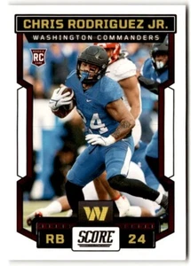 2023 Score Chris Rodriguez Jr. Rookie #330 Washington Commanders - Picture 1 of 2