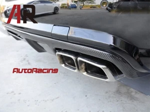 CLS63 AMG Carbon Fiber Rear Bumper Diffuser For 2011+ W218 CLS63 CLS550 CLS500 - Picture 1 of 2
