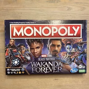 NUOVO Monopoly: Marvel Studios Black Panther: Wakanda Forever Edition gioco da tavolo - Foto 1 di 21