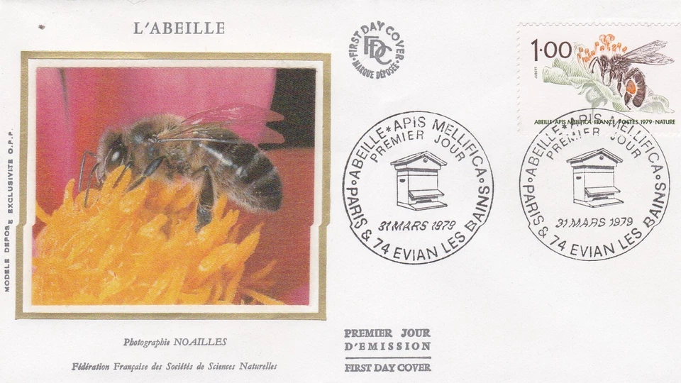 France 1979 FDC Bee yt 2039 - Image 1 of 1