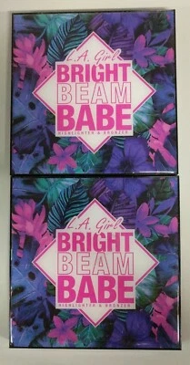 2-L.A. Girl Bright Beam Babe Highlighter & Bronzer Set! Electrify. Free Shipping - Image 1 of 3