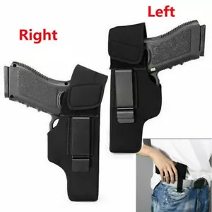 Tactical Universal Pistol Holster Concealed Carry Left Hand Gun Pistol Pouch Bag - Picture 1 of 9