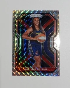 2021 Panini WNBA Prizm Aaliyah Wilson RC Rookie Mosaic # 99 3/3 - Picture 1 of 2