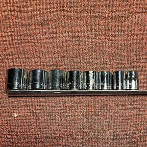 CRAFTSMAN 3/8" drive 6 pt 43001-43008 3/8"-13/16" Shallow Socket 8 pc Set - Picture 1 of 7
