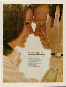 1968 Watch Timex Womens Fashion 60s Vintage Print Ad Timepiece Man Woman Couple - Picture 1 of 7