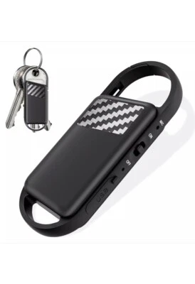 64GB Mini Spy Digital Voice Activated Recorder MP3 Player 750hrs Recording Black - Image 1 of 4