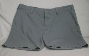 Hombre Nautica The Deck Short 38W Gray Classic Fit Flat Front - Imagen 1 de 2