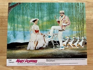 Rare Original 1964 Mary Poppins Lobby Card Disney Julie Andrews Van Dyke S79 - Picture 1 of 4