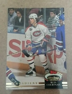 1992-93 Stadium Club - Montreal Canadiens - Hockey Card #152 Russ Courtnall - Picture 1 of 2