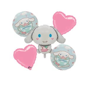 Cinnamoroll Foil Balloon Set Bouquet - Sanrio - Hello Kitty - 5 pcs - Picture 1 of 1