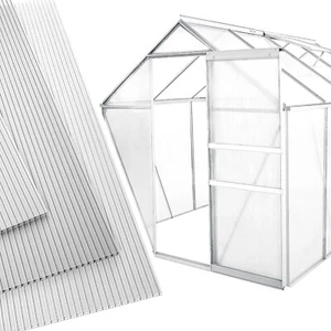 Hohlkammerplatte Gewächshaus Doppelsteg Platte Garten 4 mm - Bild 1 von 19