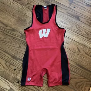 University Of Wisconsin Badgers Adult Men's Medium Wrestling Singlet National - Picture 1 of 4