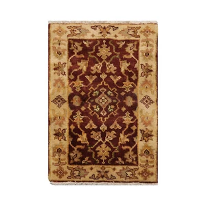 2'x3' Rost Handgeknüpft Oushak Traditionell Wolle Orientteppich - Bild 1 von 5