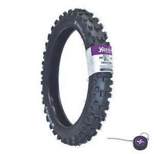 Hoosier Racing Tire 60/100-12 MX30 65cc Dirt Bike Front Tire w/ Hoosier Keychain - Imagen 1 de 9