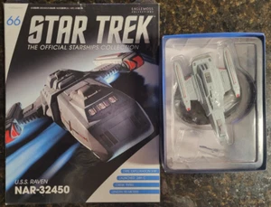Star Trek S.S. Raven NAR-32450 Eaglemoss Starships issue 66 w/ Magazine - Picture 1 of 4