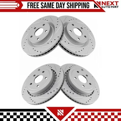 Juego de rotores de freno delanteros y traseros nuevos para Pontiac G8 2008-2009 Foto 1 de 4