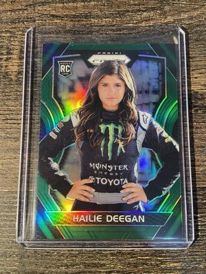 2018 Hailie Deegan Panini Prizm /149 RC Nascar Green No. 30 - Image 1 of 2