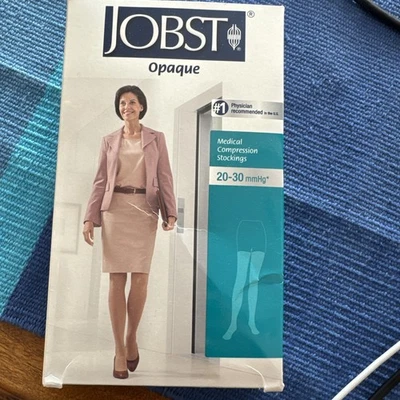 Jobst Medical Compression Legwear Thigh High CT Medium Black  20-30 mmHg 114641 - Image 1 of 4