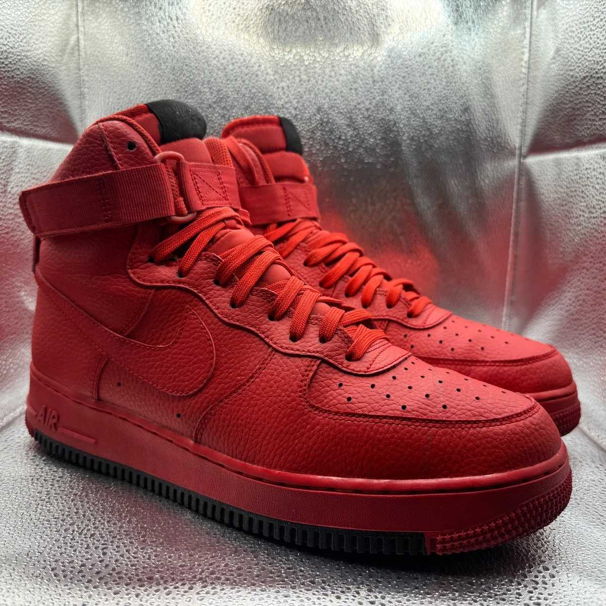 Nike Air Force 1 07 High University Red | eBay
