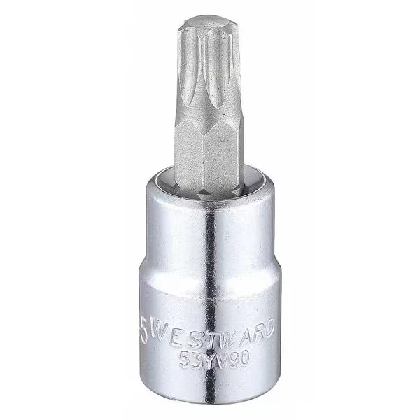 Westward 3/8 in Drive Torx(R) Socket Bit Torx(R) T45 Tip, 1 15/16 in L 53YV90 - Image 1 of 1