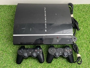 Sony PlayStation 3 Chunky - Schwarz - Konsole CECHK03 80GB ohne HDMI Kabel - Bild 1 von 11