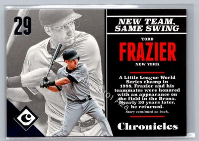 2017 Panini Chronicles #58 Todd Frazier - Image 1 of 2